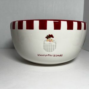 Oneida Large Christmas mixing bowl